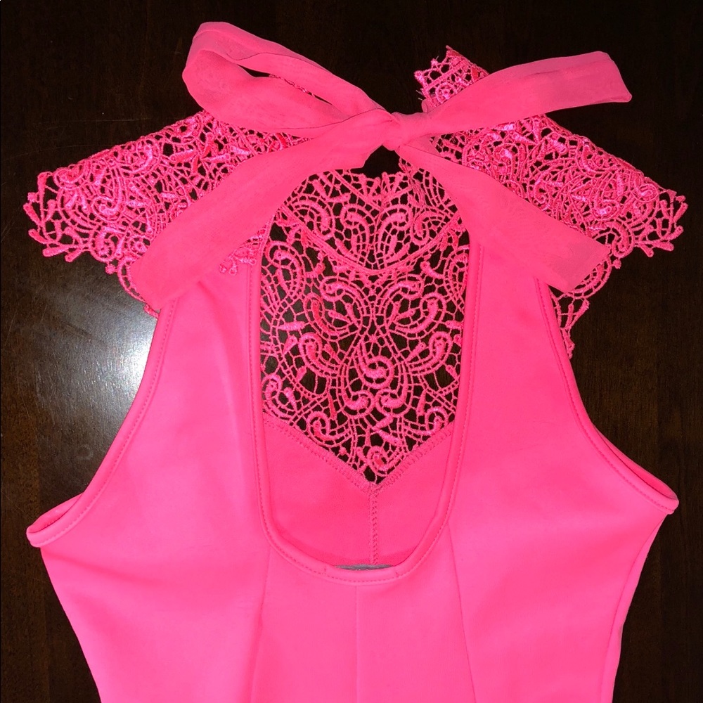 Lace Front Dress - Picture 2 of 4